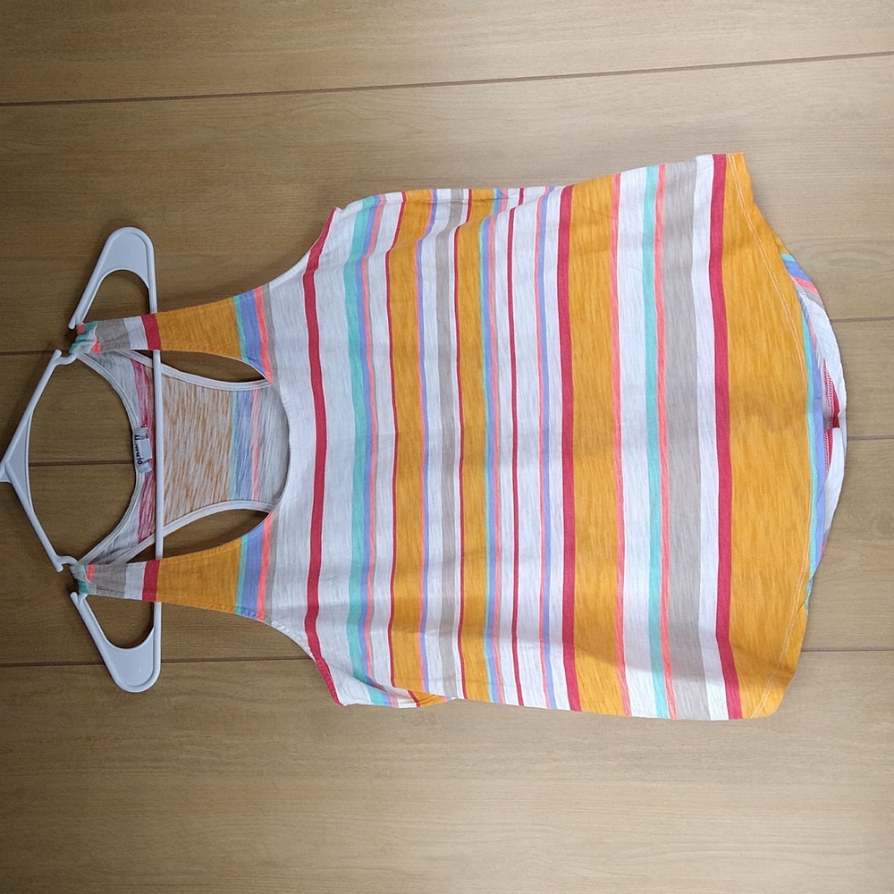 Old Navy Multi Color Sleeveless Tank Top Size : L